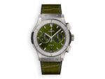 Hublot Classic Fusion Chronograph 42 mm Titanium Leather Green ref.541.NX.8970.LR