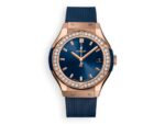 Hublot Classic Fusion King Gold 3-Hands 33 mm diamonds 33 mm blue 581.ox.7180.rx.1104 main