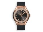 Hublot Classic Fusion King Gold 3-Hands 33 mm diamonds 33 mm grey 581.ox.7081.rx main