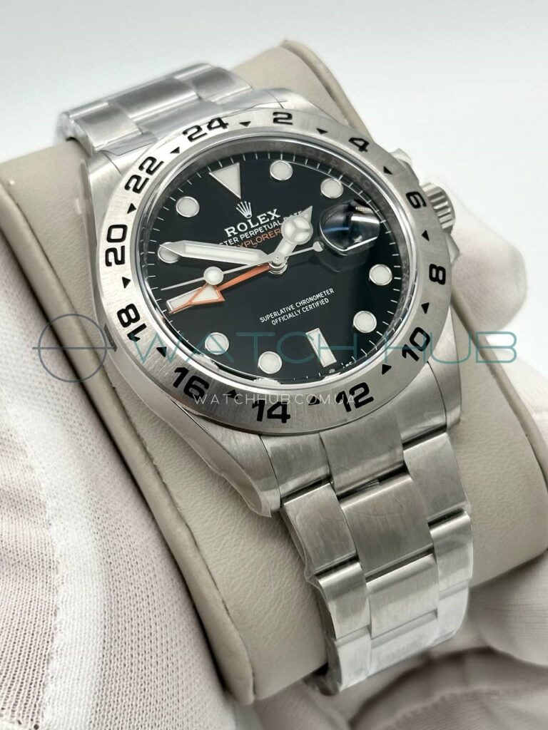 godinnyk rolex oyster perpetual explorer ii 42 mm oyster black dial ref.m226570 0002 19 watchhub