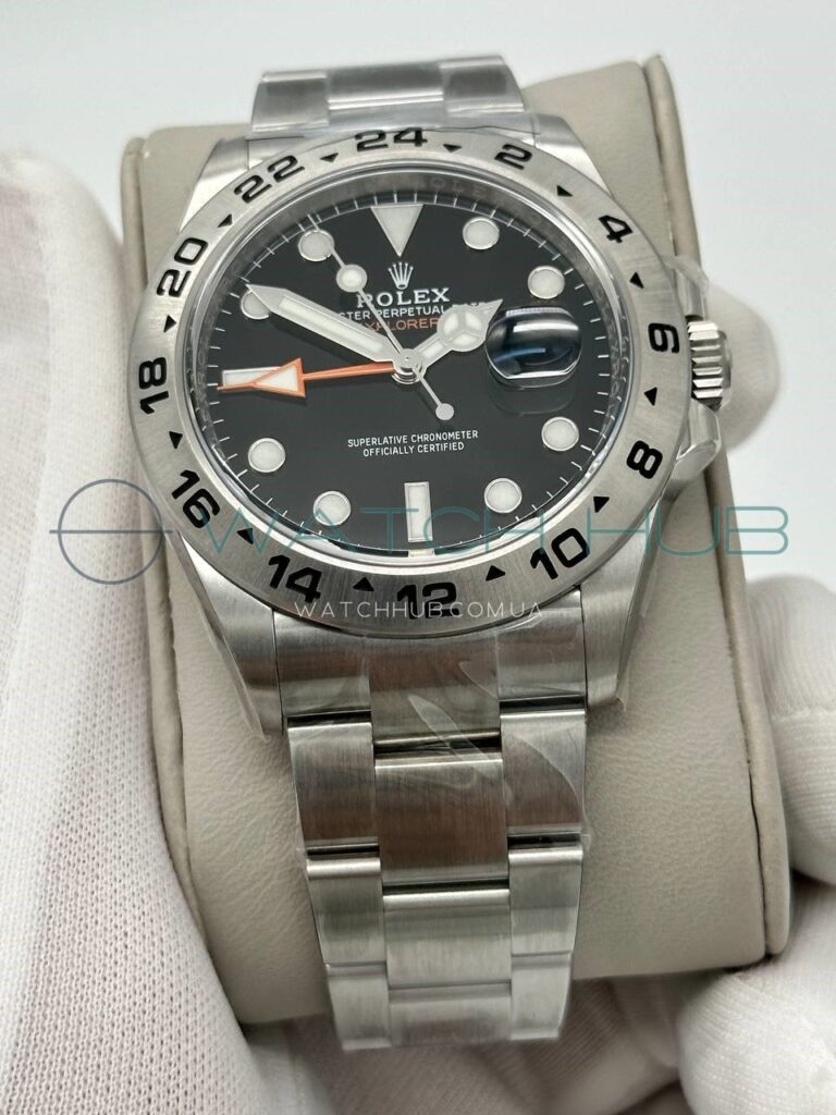 godinnyk rolex oyster perpetual explorer ii 42 mm oyster black dial ref.m226570 0002 9 watchhub