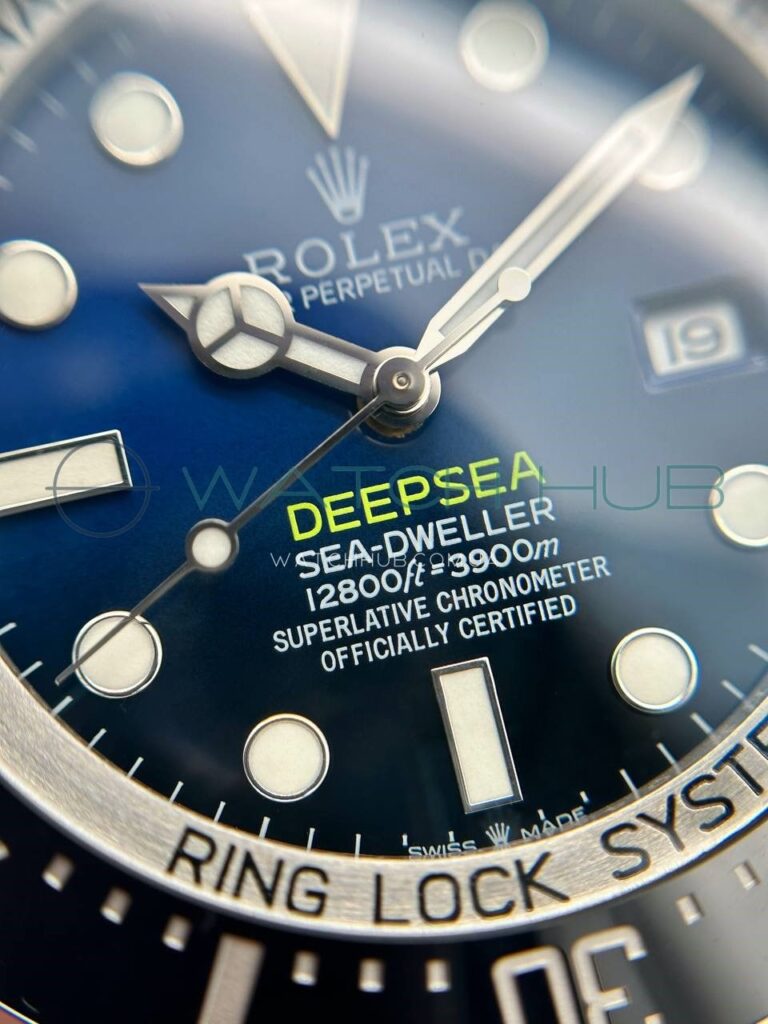 replika rolex sea dweller deepsea 44 mm gradient dark blue dial ref.m126660 0002 3 watchhub