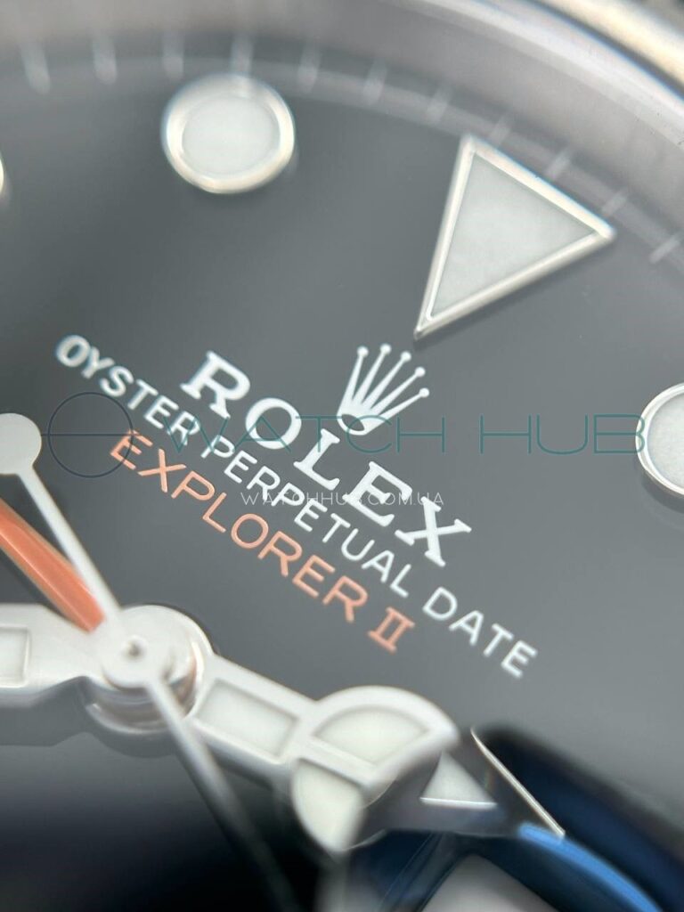superclon rolex oyster perpetual explorer ii 42 mm oyster black dial ref.m226570 0002 23 watchhub