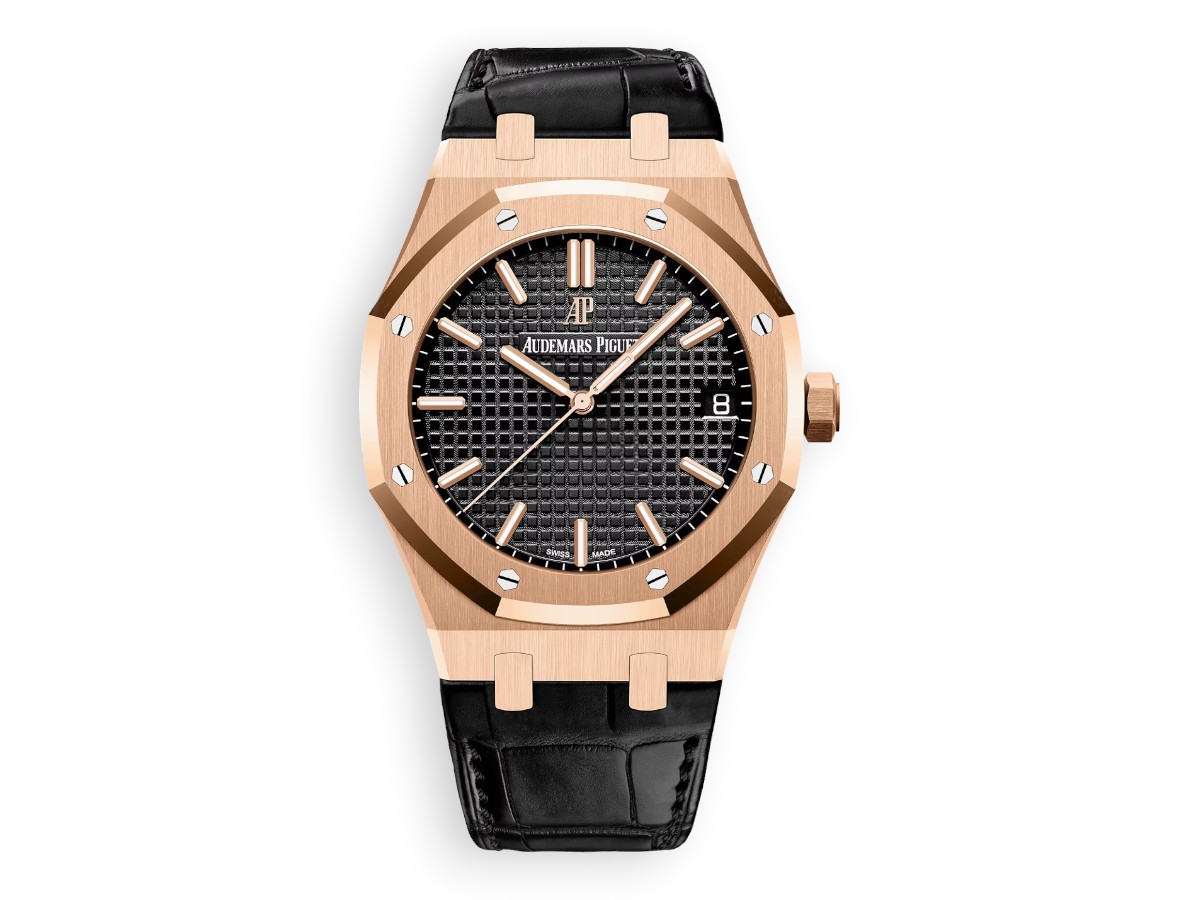 Audemars Piguet Royal Oak 15500 leather 15500OR.OO.D002CR.01 main face